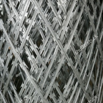 Плоское колючее ленточное заграждение 150х150x2.5 мм