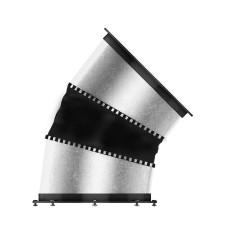 Вставка мягкая (гибкая) круглая из ударопрочной резины 100 мм Ру 16