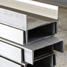 Швеллер нержавеющий 60х40х1х1 мм AISI 430 гнутый