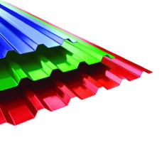 Профнастил с полимерным покрытием 0.3 мм PB 11 волн, матовый