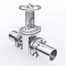 Вентиль нержавеющий запорный полнопроходной 28 мм